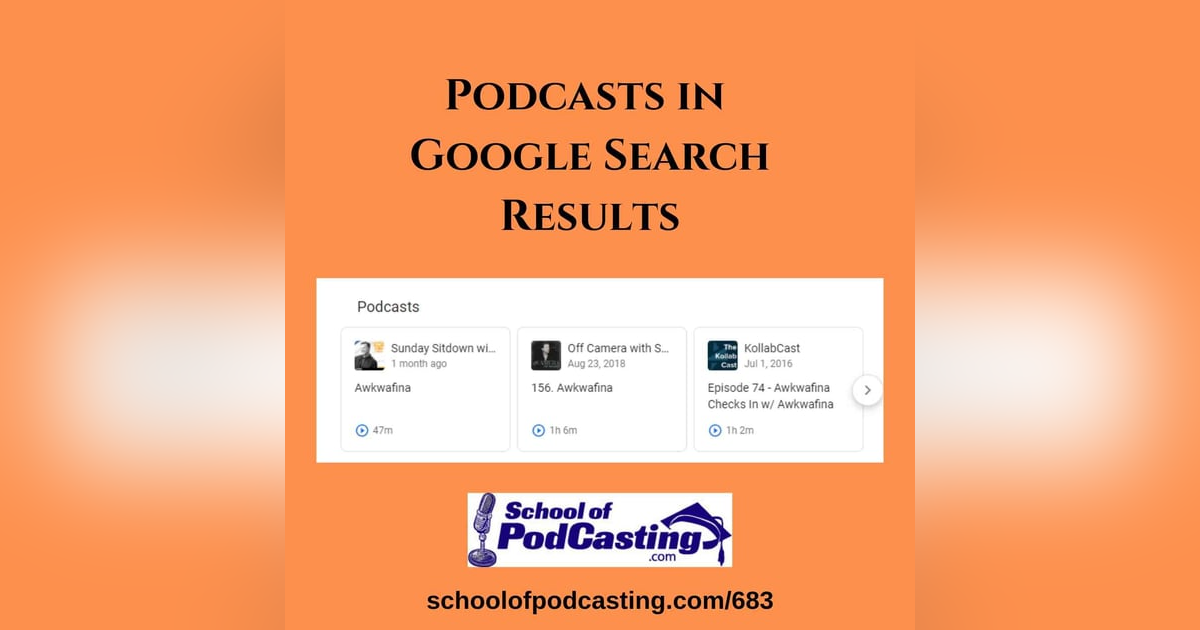 Google Embraces Podcasting a Little Tighter Google Embraces Podcasting a Little Tighter