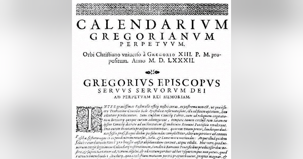 The Gregorian Calendar The Gregorian Calendar