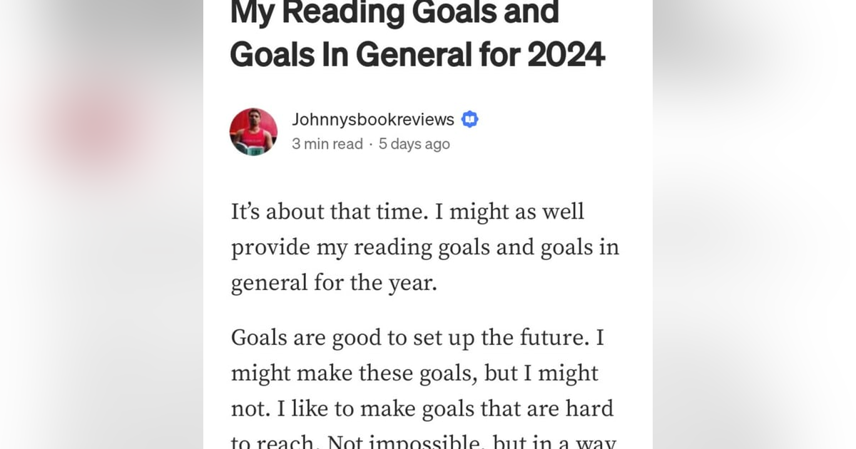89. Goals For 2024 89. Goals For 2024