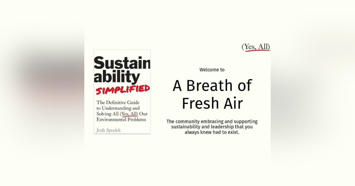 813: A Course in Sustainability Leadership: Quick Introduction: Welcome to the Sustainability Simplified community 813: A Course in Sustainability Leadership: Quick Introduction: Welcome to the Sustainability Simplified community