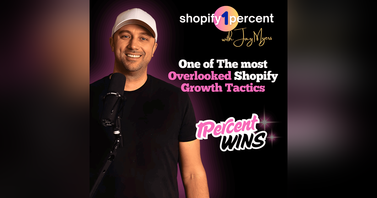SHOPIFY 1% WINS: At SubSummit someone asked what I think the most overlooked Shopify growth tactic is. Here's my answer. SHOPIFY 1% WINS: At SubSummit someone asked what I think the most overlooked Shopify growth tactic is. Here's my answer.