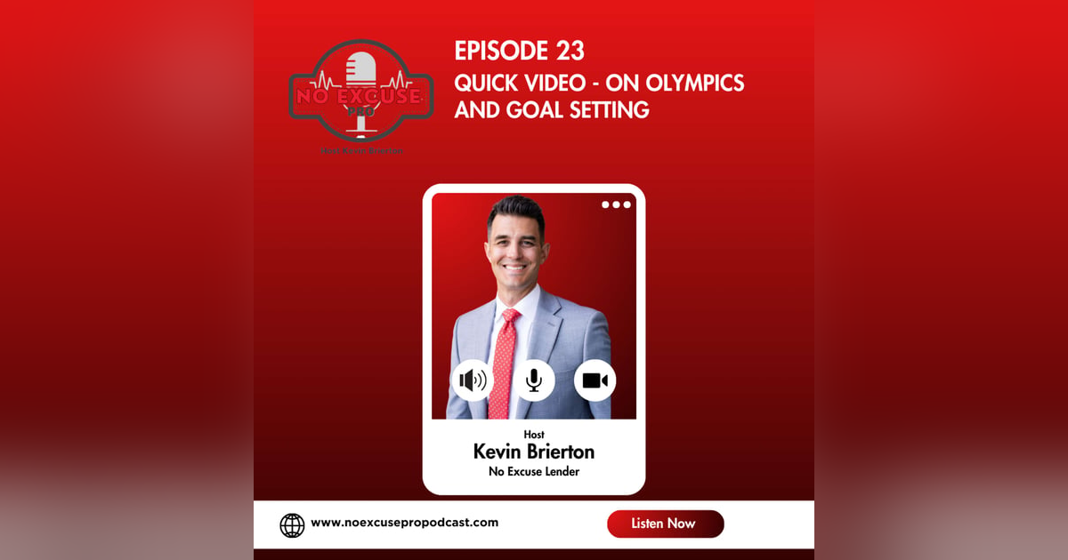 Episode 23: Quick Video - on Olympics and Goal Setting Episode 23: Quick Video - on Olympics and Goal Setting