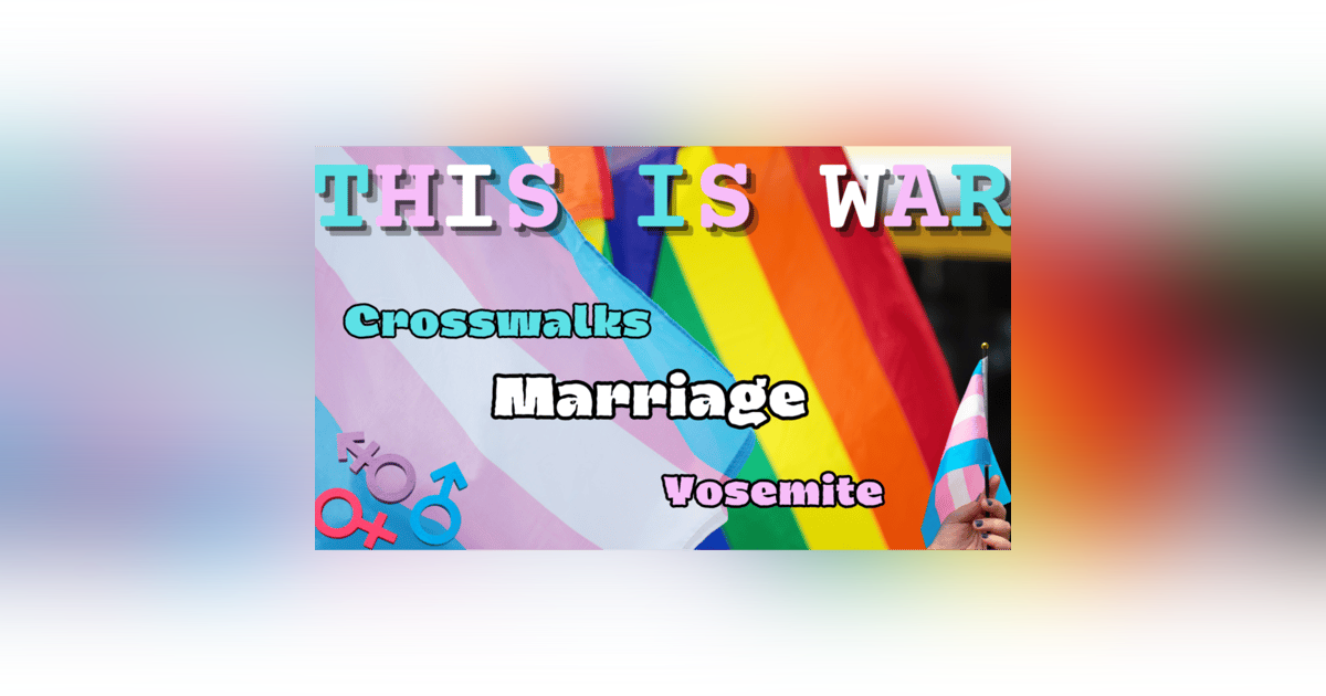 Trump’s War on Trans Rights: Rainbow Crosswalk Ban & Yosemite Flag Fallout - Error Code Show Trump’s War on Trans Rights: Rainbow Crosswalk Ban & Yosemite Flag Fallout - Error Code Show