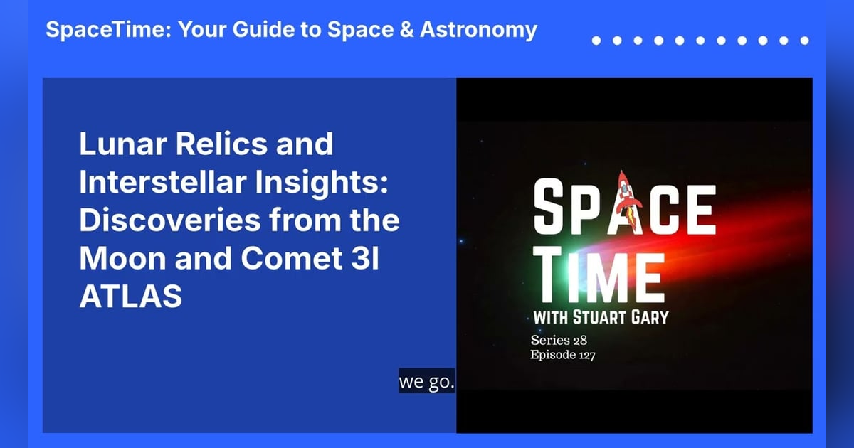 Lunar Relics and Interstellar Insights: Discoveries from the Moon and Comet 3I ATLAS Lunar Relics and Interstellar Insights: Discoveries from the Moon and Comet 3I ATLAS