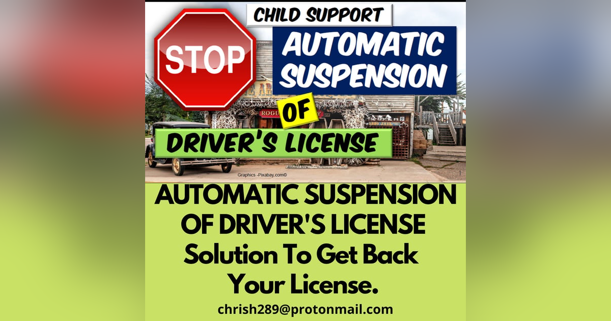 Season 2- Episode 7 - Automatic Suspension Of Driver's License. Solution To Get Back Your License. Season 2- Episode 7 - Automatic Suspension Of Driver's License. Solution To Get Back Your License.