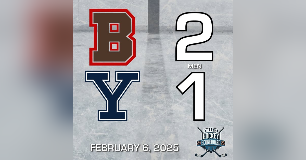 Brown, LIU men win on Thursday as do BC, New Hampshire women - CHS 2-6-25 Brown, LIU men win on Thursday as do BC, New Hampshire women - CHS 2-6-25