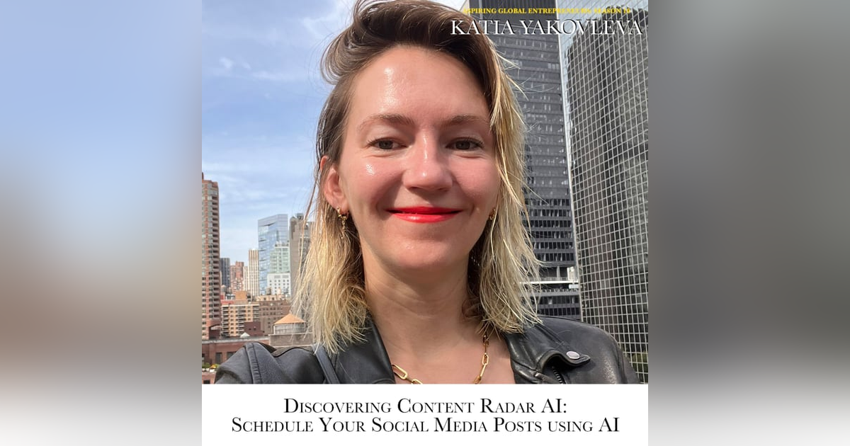 Discovering Content Radar AI ๐ค / Schedule Your Social Media Posts using AI with Katia Yakovleva ๐ฉ๐ช and Favour Obasi-ike Discovering Content Radar AI ๐ค / Schedule Your Social Media Posts using AI with Katia Yakovleva ๐ฉ๐ช and Favour Obasi-ike