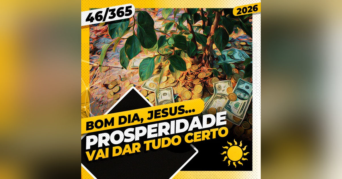 VAI DAR TUDO CERTO! - Bom dia, Jesus! 46/365 (2026) VAI DAR TUDO CERTO! - Bom dia, Jesus! 46/365 (2026)