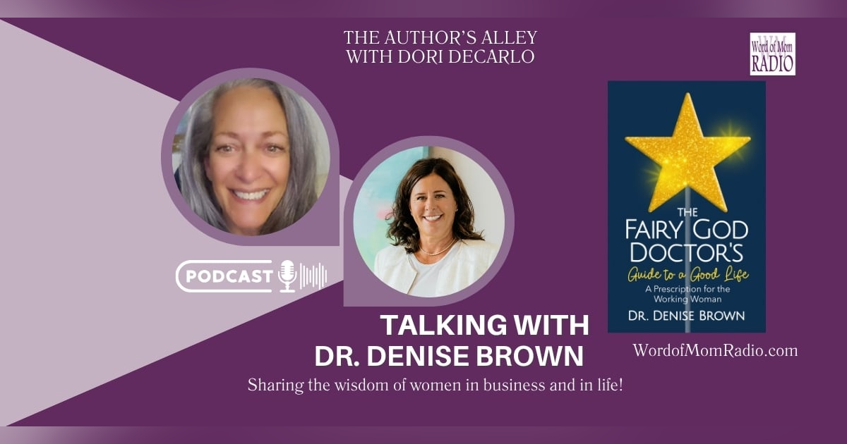 Dr Denise Brown on The Authors Alley with Dori DeCarlo Dr Denise Brown on The Authors Alley with Dori DeCarlo
