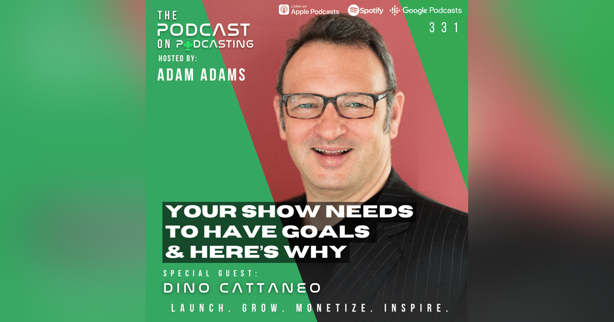 Ep331: Your Show Needs To Have Goals And Here’s Why - Dino Cattaneo Ep331: Your Show Needs To Have Goals And Here’s Why - Dino Cattaneo