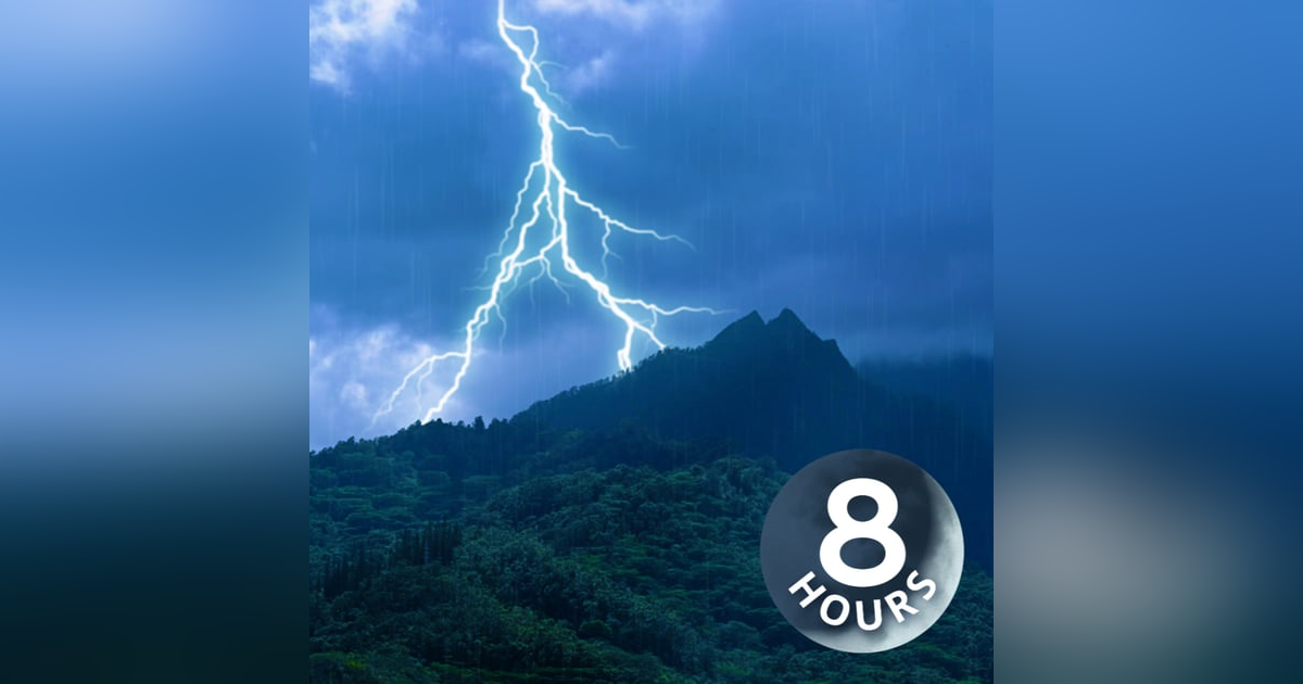 Heavy Rain + Rolling Thunder | Soothing Thunderstorm Ambience in the Mountains 8 Hours Heavy Rain + Rolling Thunder | Soothing Thunderstorm Ambience in the Mountains 8 Hours
