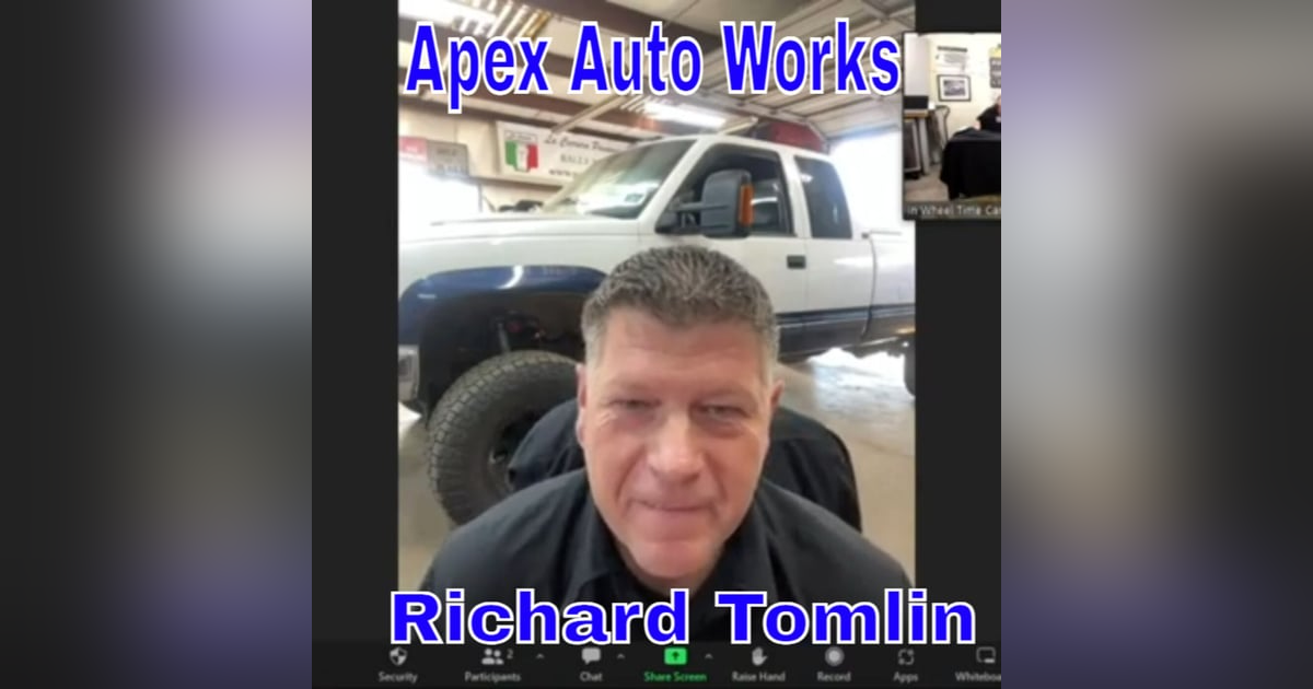Richard Tomlin is running back from PRI to talk with us...and planning on some SCCA races! Richard Tomlin is running back from PRI to talk with us...and planning on some SCCA races!