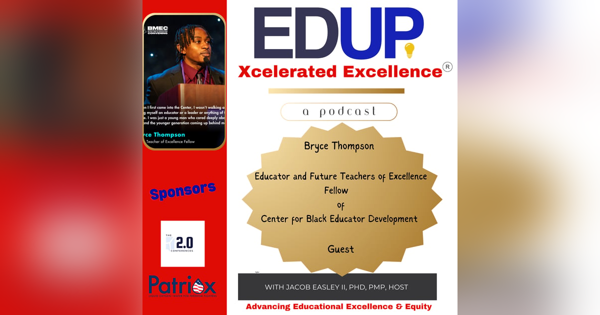 Bryce Thompson—Black Male Teachers in Education Inspiring Love and Community Bryce Thompson—Black Male Teachers in Education Inspiring Love and Community