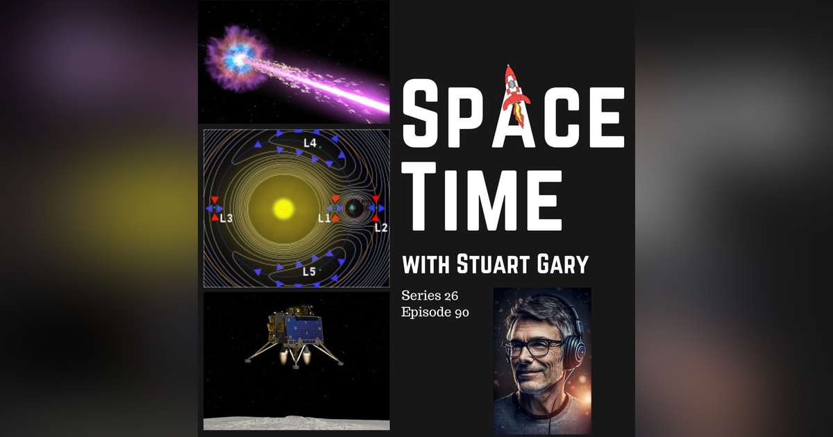 Unprecedented Gamma-Ray Burst & Co-orbiting Exoplanets: SpaceTime S26E90 Unprecedented Gamma-Ray Burst & Co-orbiting Exoplanets: SpaceTime S26E90