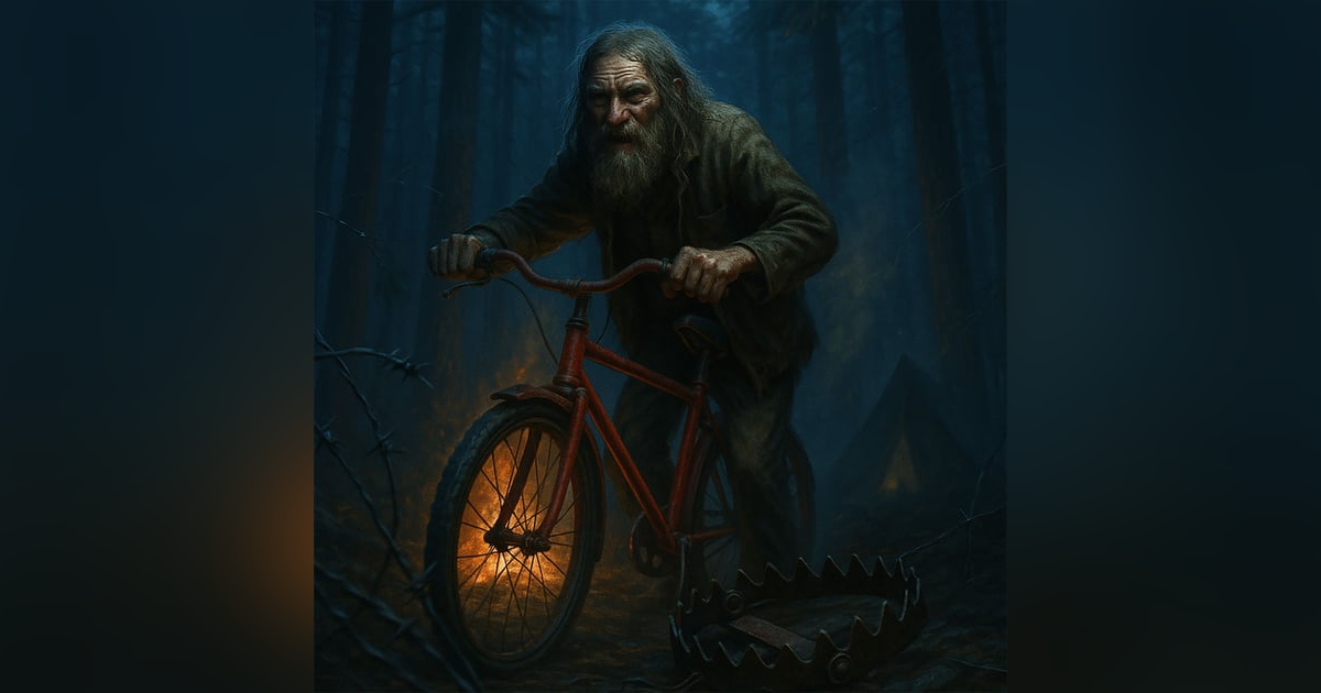Ep.349 – The Old Man with the Red Bicycle - A Campground Slasher Tale of Traps, Terror, and Survival Ep.349 – The Old Man with the Red Bicycle - A Campground Slasher Tale of Traps, Terror, and Survival
