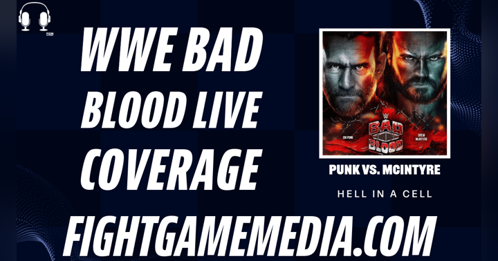 image for Drew McIntyre Vs. CM Punk Hell in a Cell | Roman Reigns & Cody Rhodes Vs. Solo Sikoa & Jacob Fatu | WWE Bad Blood Live Coverage