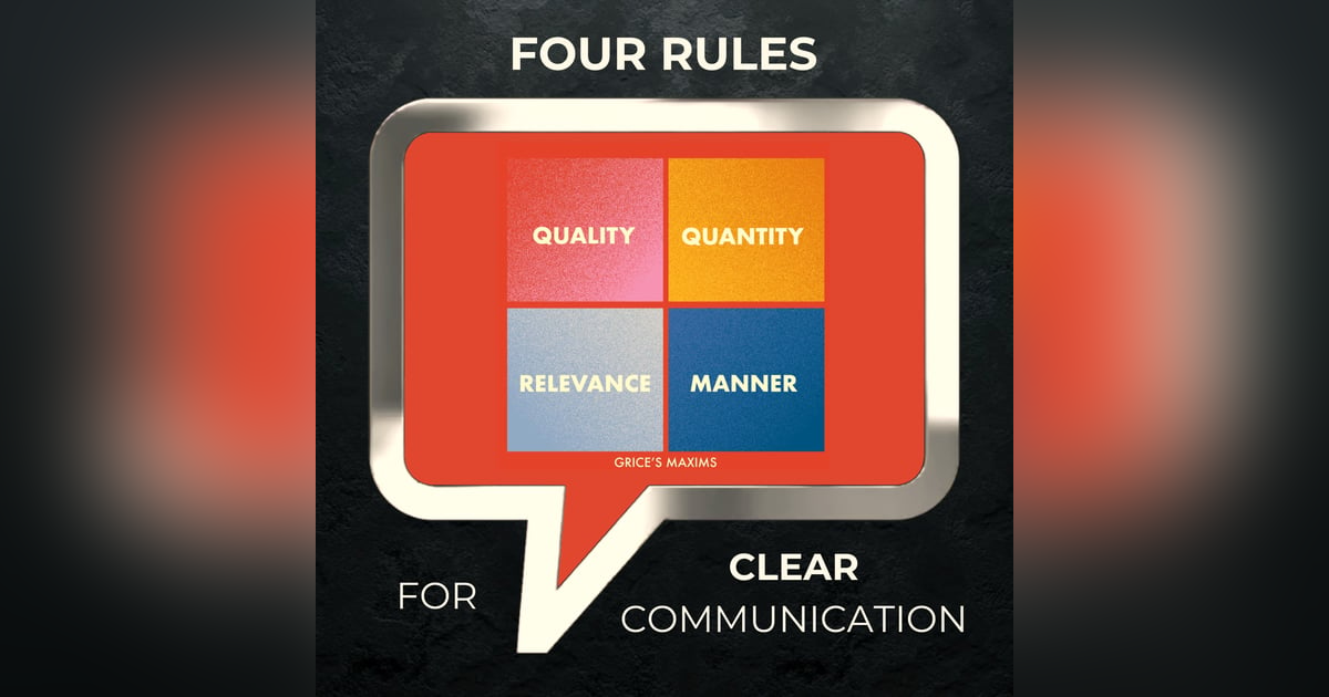 Four Rules for Clear Communication Four Rules for Clear Communication