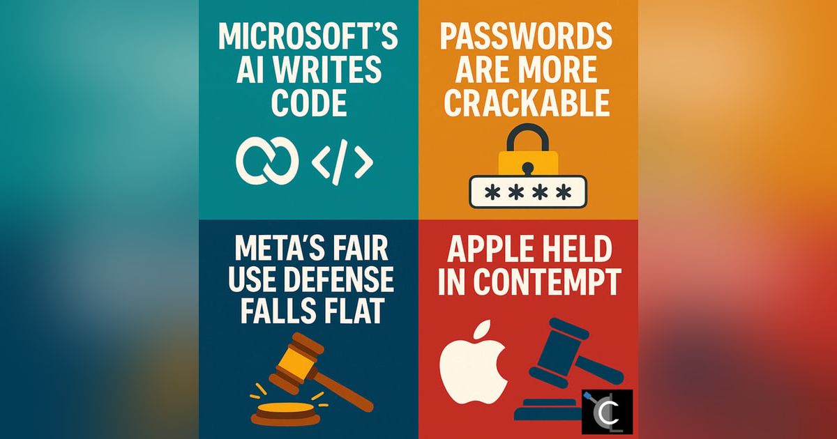 AI Writes Code, Judges Write Burns | Tech News of the Week AI Writes Code, Judges Write Burns | Tech News of the Week