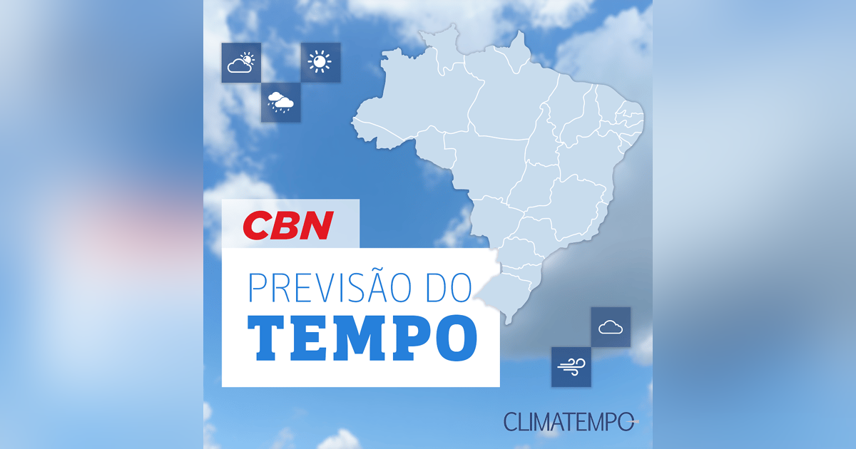 Previsão do tempo de segunda-feira (09/10) Previsão do tempo de segunda-feira (09/10)