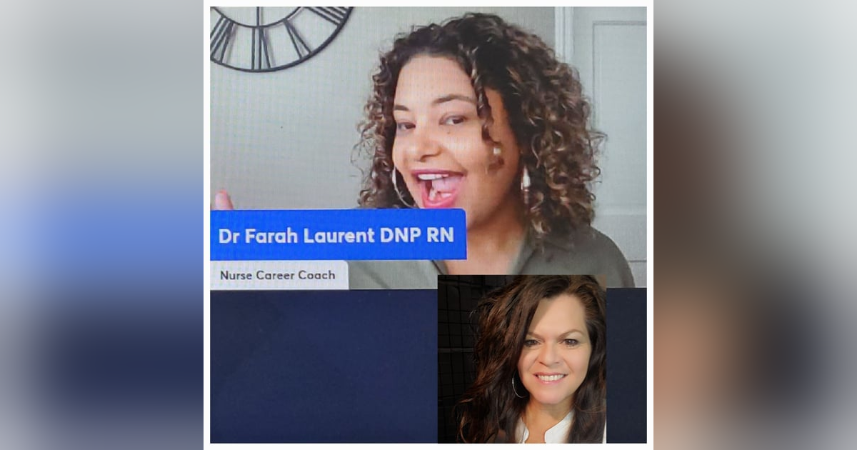 A Dose of Farah: The Nurse Career Coach Dr. Farah Laurent, DNP! Empowering Nurses to be leaders, entrepreneurs, and build their brand! A Dose of Farah: The Nurse Career Coach Dr. Farah Laurent, DNP! Empowering Nurses to be leaders, entrepreneurs, and build their brand!