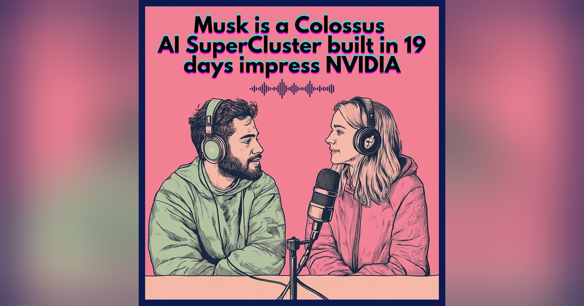 #17. Musk is a Colossus : AI SuperCluster built in 19 days impress NVIDIA #17. Musk is a Colossus : AI SuperCluster built in 19 days impress NVIDIA