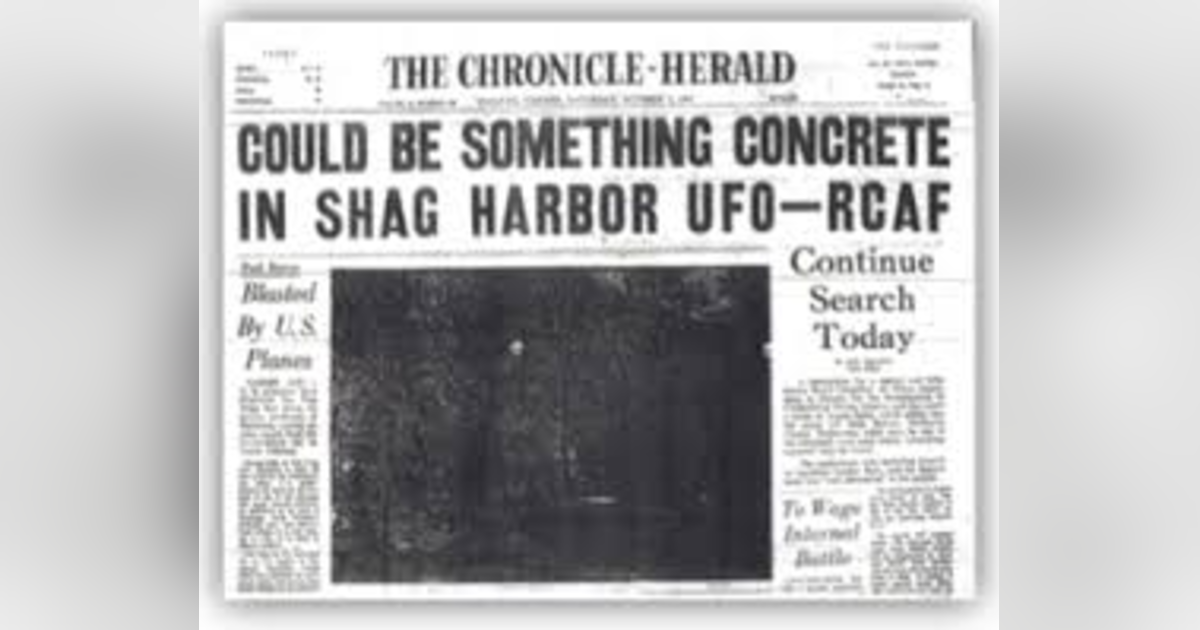 THE SHAG HARBOR UFO INCIDENT THE SHAG HARBOR UFO INCIDENT