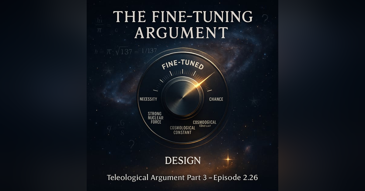 Teleological Argument Part 3 | The Fine-Tuning Argument Teleological Argument Part 3 | The Fine-Tuning Argument