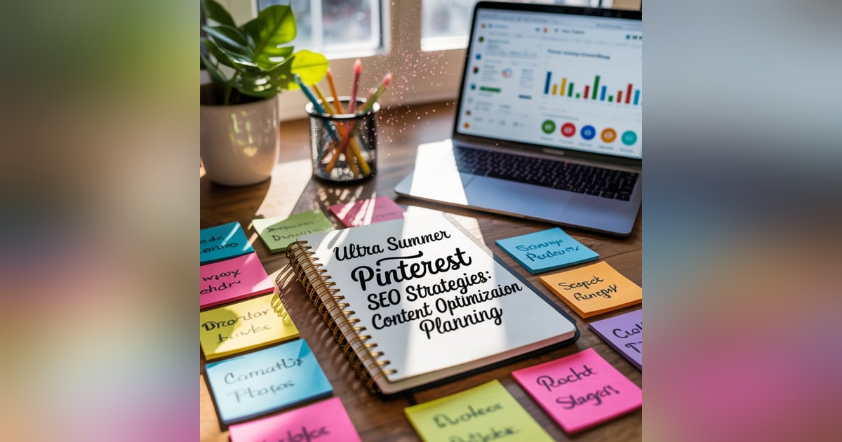 Ultra Summer 2025 Pinterest SEO Strategies: Content Optimization Planning with SEO Expert, Favour Obasi-ike Ultra Summer 2025 Pinterest SEO Strategies: Content Optimization Planning with SEO Expert, Favour Obasi-ike