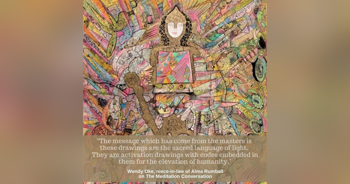 096. Spiritually Inspired Automatic Drawing - Wendy Oke 096. Spiritually Inspired Automatic Drawing - Wendy Oke