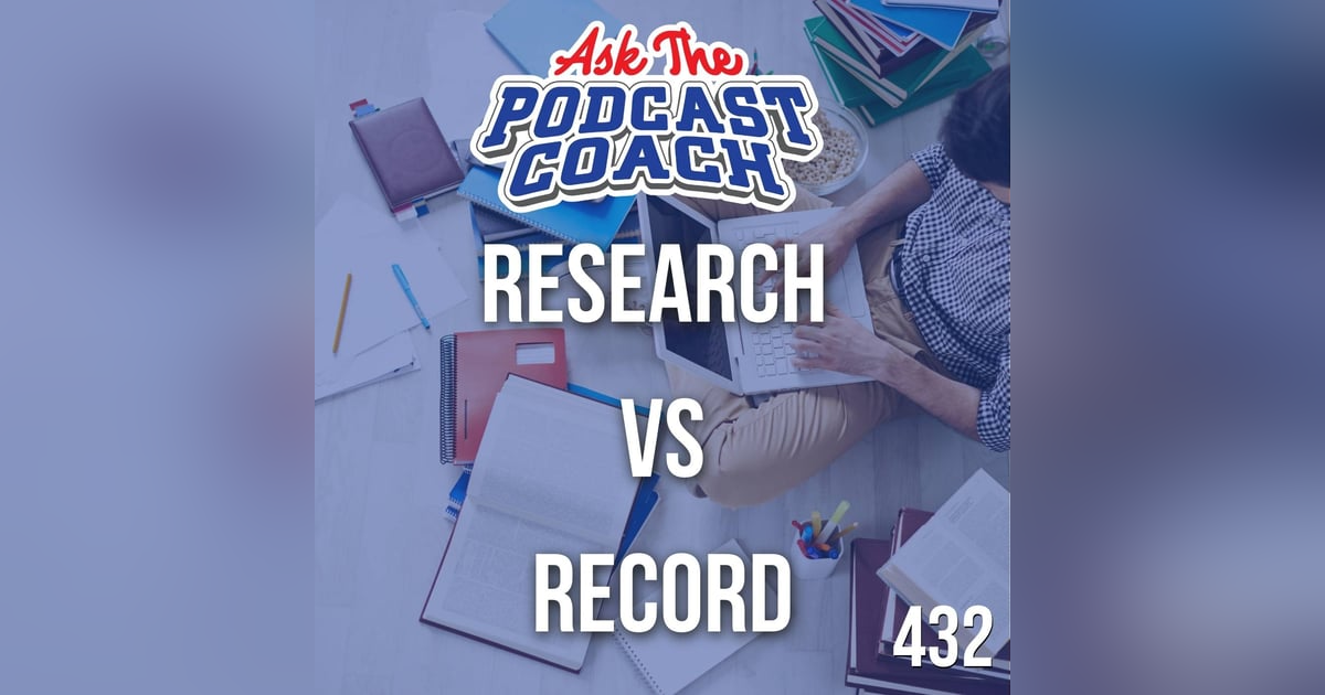 How Much Research Is Enough? Research vs Record? How Much Research Is Enough? Research vs Record?