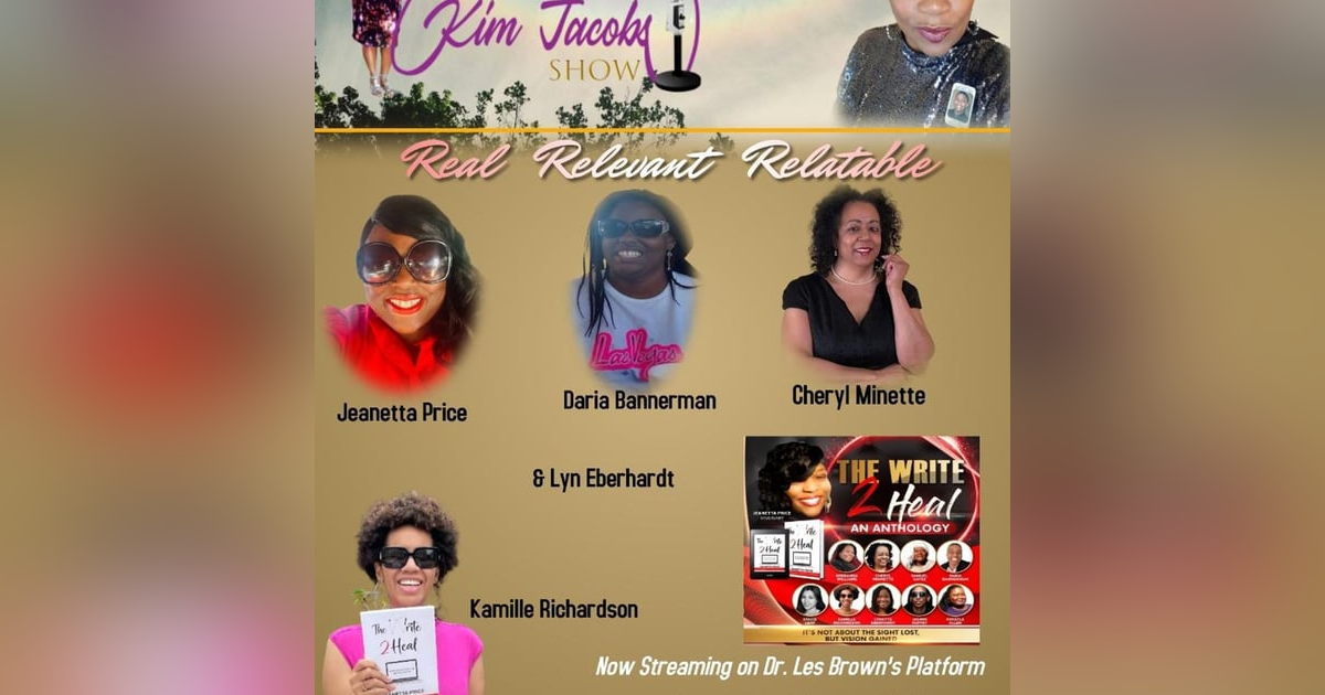 THE WRITE 2 HEAL_ IT'S NOT ABOUT SIGHT LOSS BUT THE VISION GAINED! THE WRITE 2 HEAL_ IT'S NOT ABOUT SIGHT LOSS BUT THE VISION GAINED!