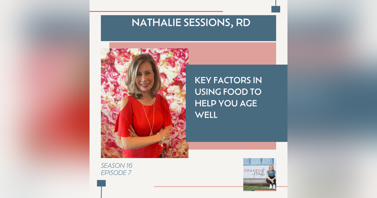 Key factors in using food to help you age well with Nathalie Sessions, RD Key factors in using food to help you age well with Nathalie Sessions, RD