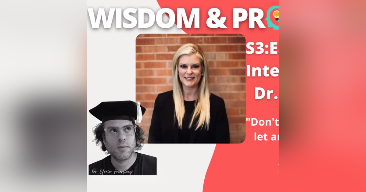 S3:E5: Interviewing Dr. Courtney Orzel (@drorzel) |Wisdom & Productivity| #TeachBetter S3:E5: Interviewing Dr. Courtney Orzel (@drorzel) |Wisdom & Productivity| #TeachBetter