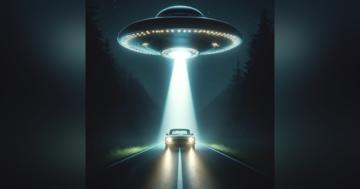 UFO Causes Car Crash UFO Causes Car Crash