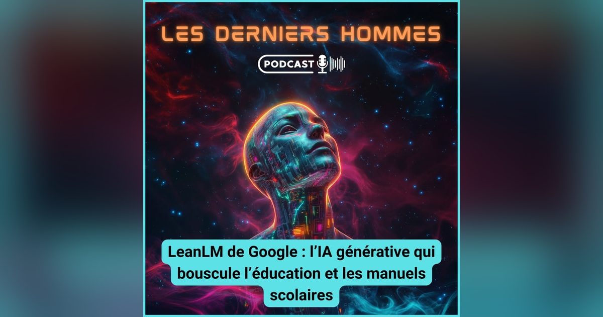 LeanLM de Google : l’IA générative qui bouscule l’éducation et les manuels scolaires LeanLM de Google : l’IA générative qui bouscule l’éducation et les manuels scolaires
