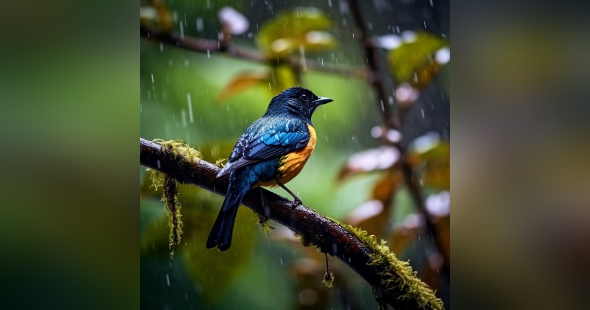 A Soothing Sound: 8 Hours of Rain in the Forest with Birds Chirping A Soothing Sound: 8 Hours of Rain in the Forest with Birds Chirping