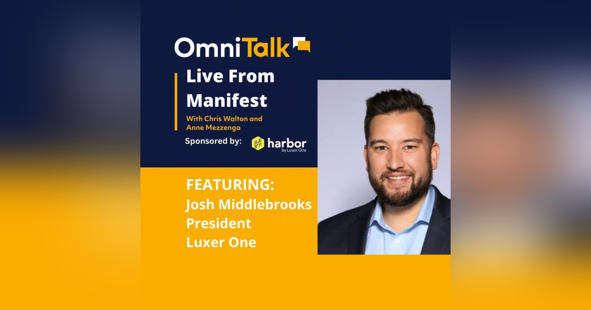 Live From Manifest | Luxer One President Josh Middlebrooks Live From Manifest | Luxer One President Josh Middlebrooks