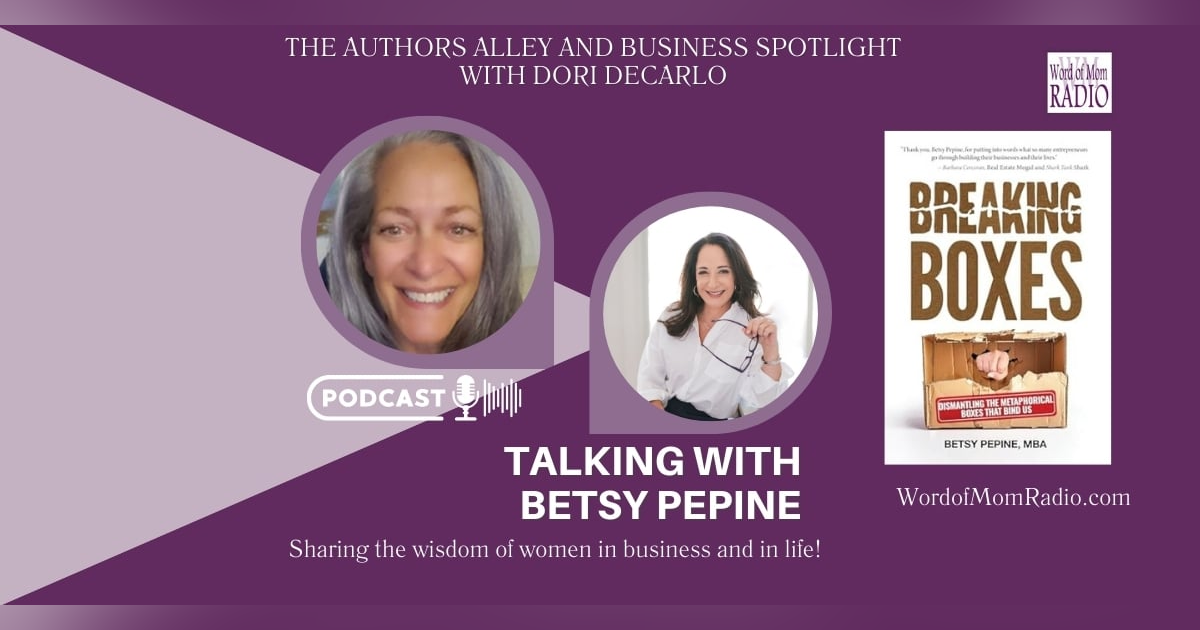 Betsy Pepine Joins Dori DeCarlo on The Authors Alley Betsy Pepine Joins Dori DeCarlo on The Authors Alley
