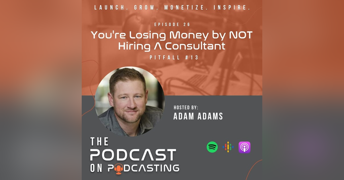 Ep26: You're Losing Money by NOT Hiring A Consultant  - Pitfall #13 Ep26: You're Losing Money by NOT Hiring A Consultant  - Pitfall #13
