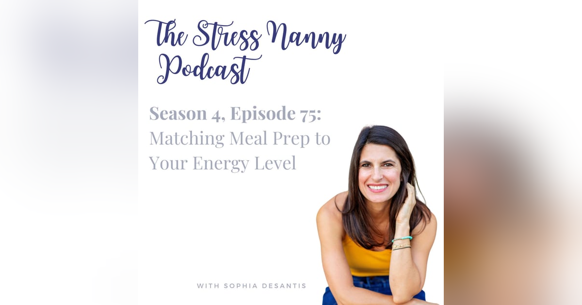 Matching Meal Prep to Your Energy Level Matching Meal Prep to Your Energy Level