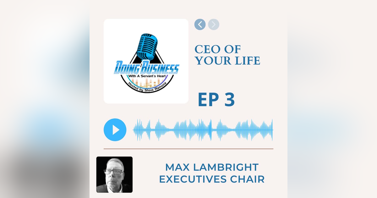 Executive Chair and The CEO of your life with Max Lambright Executive Chair and The CEO of your life with Max Lambright