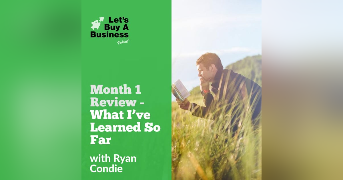 Month 1 Review - What I’ve Learned So Far Month 1 Review - What I’ve Learned So Far