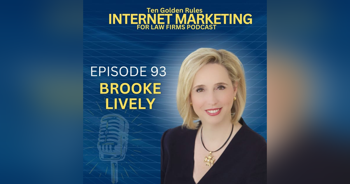 EP093: Building a Sellable Law Firm: Brooke Lively – Author of “Exit on Top” EP093: Building a Sellable Law Firm: Brooke Lively – Author of “Exit on Top”