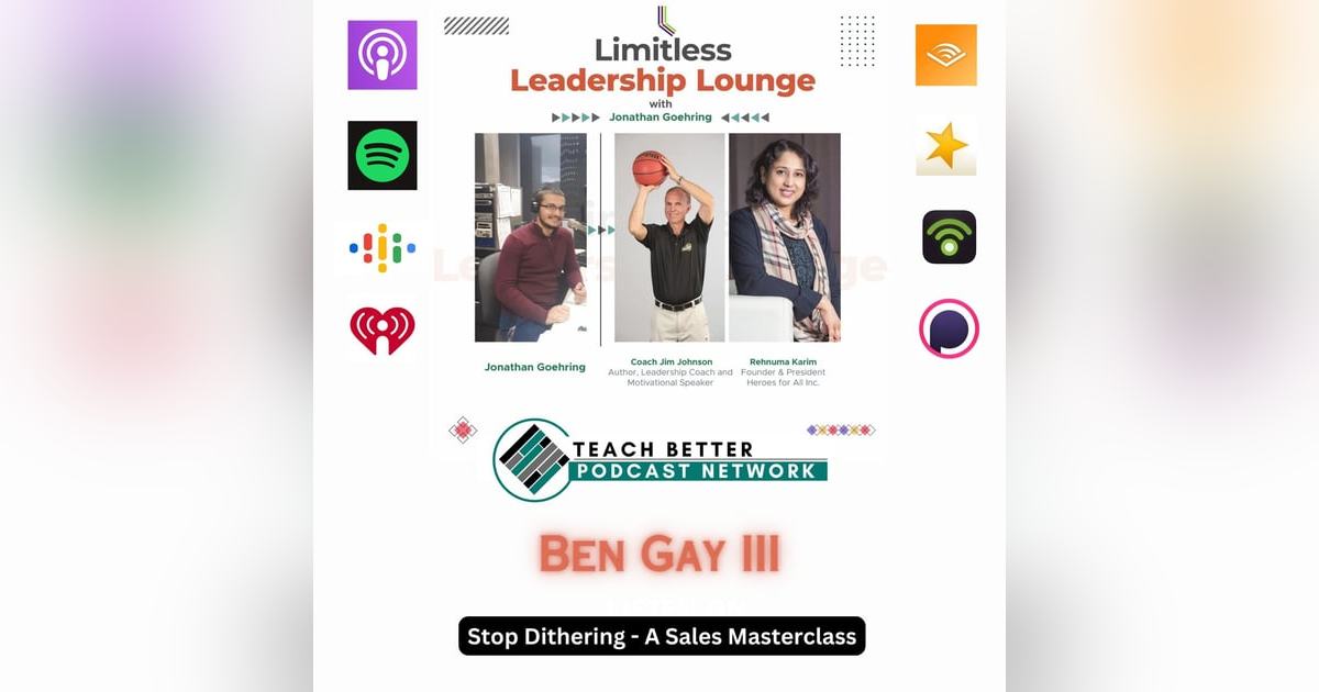 Stop Dithering — Sales Masterclass with Ben Gay III Stop Dithering — Sales Masterclass with Ben Gay III