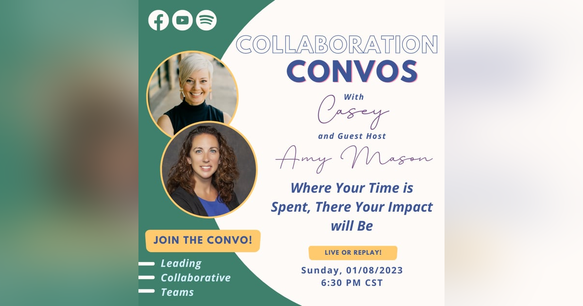 Where Your Time Is, There Your Impact Will Be Where Your Time Is, There Your Impact Will Be