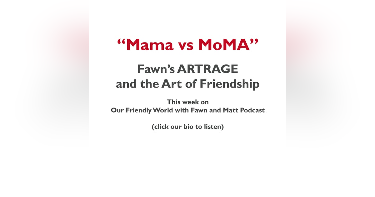 Mama vs MOMA - The Feeling of ARTRAGE and How Our Presence Creates Ripples in the World Mama vs MOMA - The Feeling of ARTRAGE and How Our Presence Creates Ripples in the World
