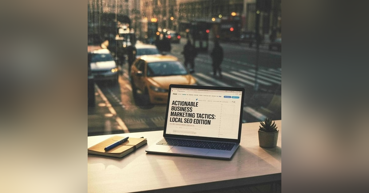 Actionable Business Marketing Tactics | Local SEO Edition with Favour Obasi-ike Actionable Business Marketing Tactics | Local SEO Edition with Favour Obasi-ike