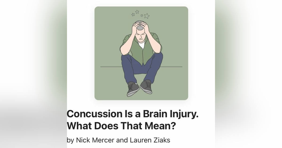 Concussion is a brain injury. What Does That Mean? Concussion is a brain injury. What Does That Mean?