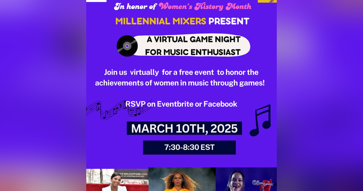 Women's Herstory Game Night Women's Herstory Game Night