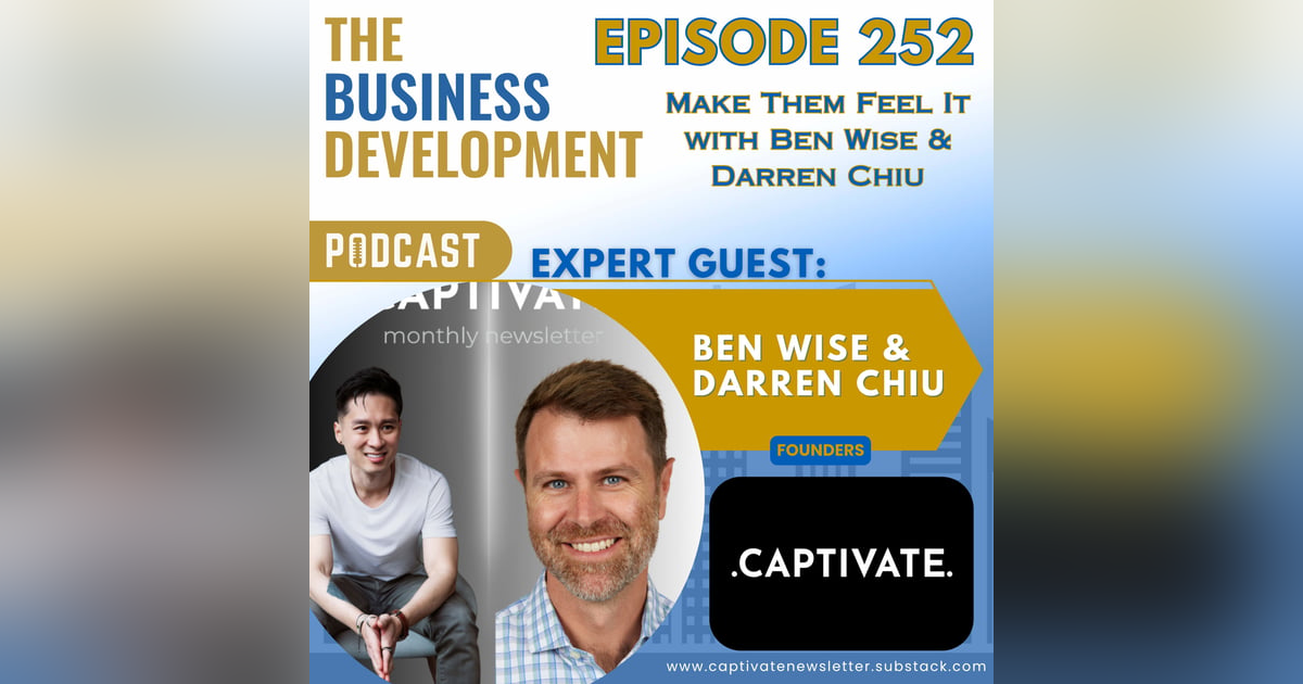 Make Them Feel It with Ben Wise & Darren Chiu Make Them Feel It with Ben Wise & Darren Chiu